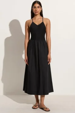 Camera Midi Dress Black