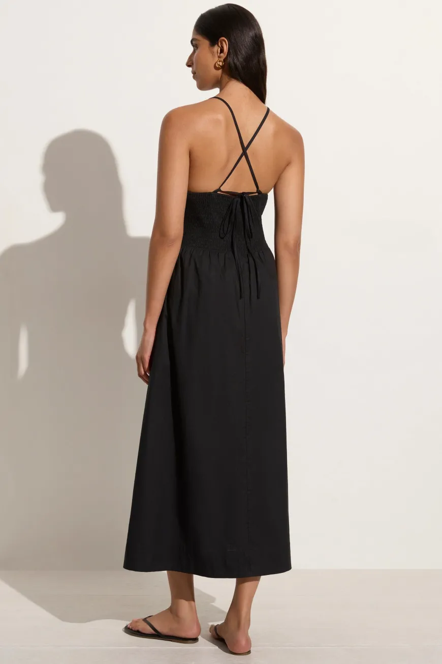 Camera Midi Dress Black