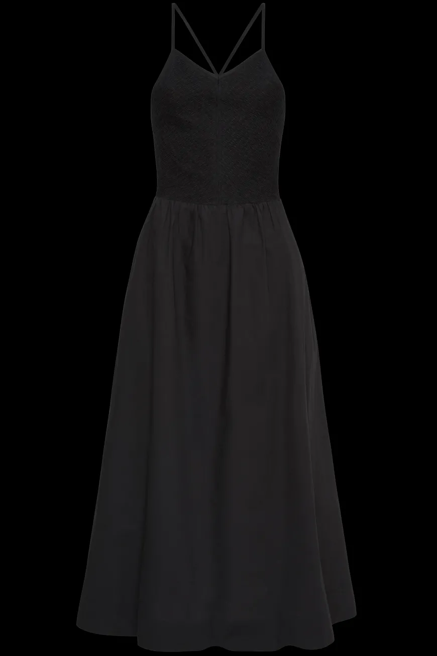 Camera Midi Dress Black