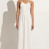 Camera Midi Dress White