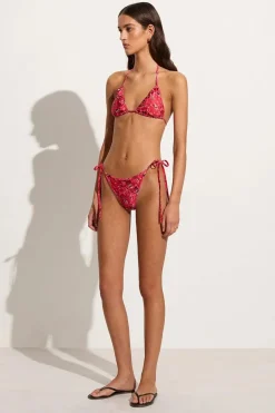 Carmen Bikini Top El Limon Floral Pink - Final Sale