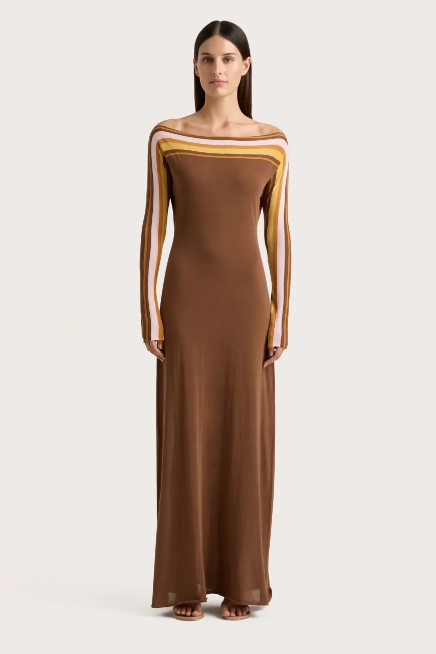 Citara Maxi Dress Cocoa