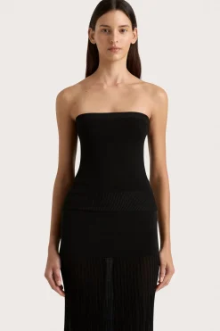 Citara Strapless Top Black