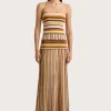 Citara Strapless Top Cocoa