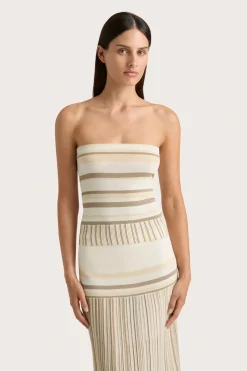 Citara Strapless Top White