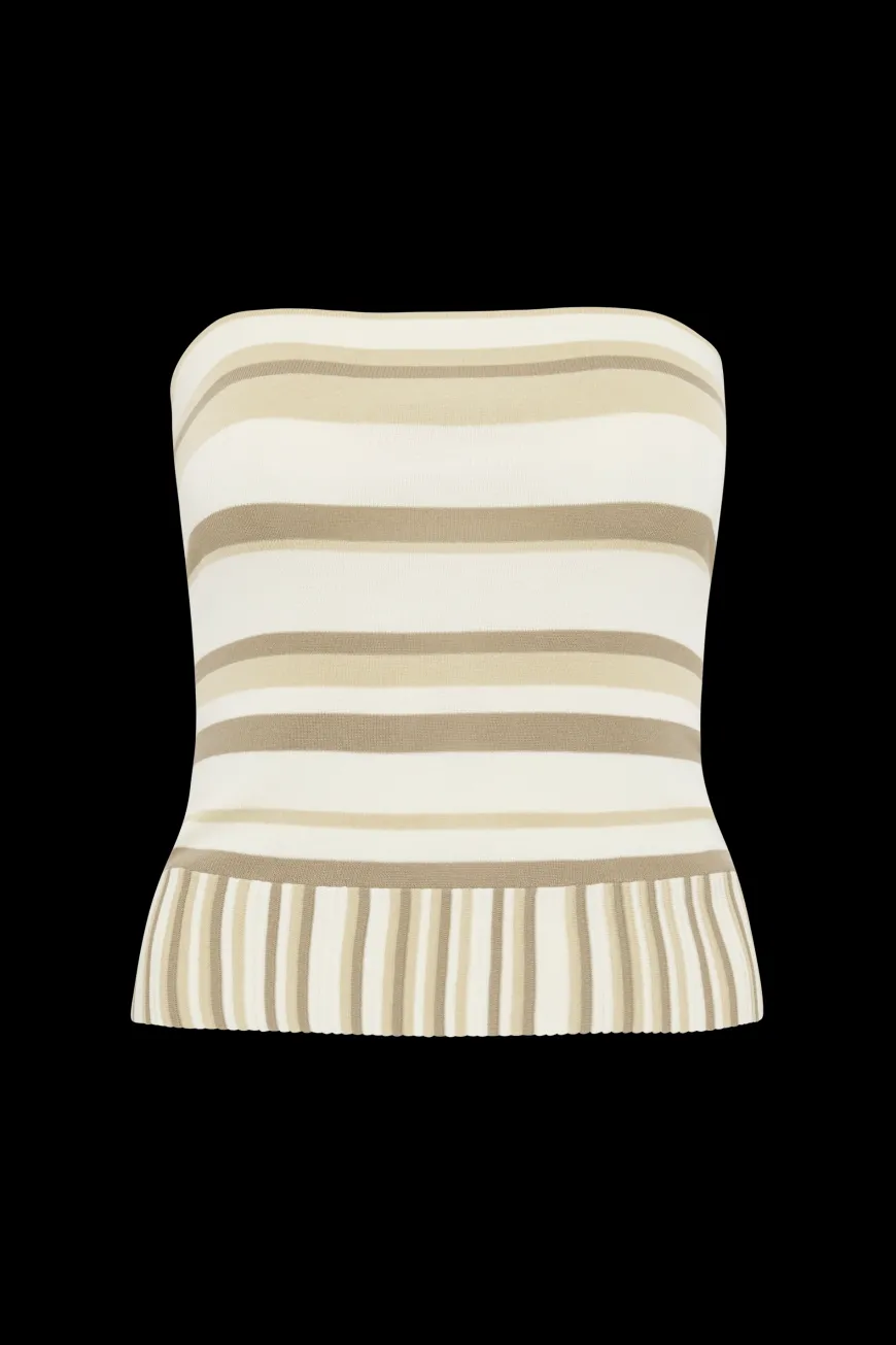 Citara Strapless Top White