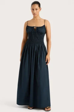 Claude Maxi Dress Navy