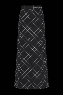 Dalicenca Skirt Letizia Check Black - Final Sale