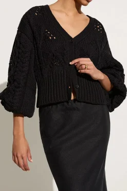 Dayana Cardigan Black - Final Sale