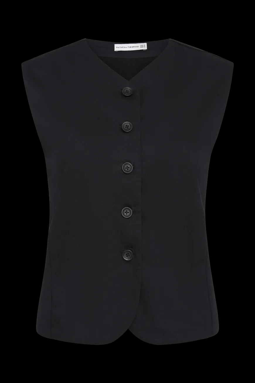 Delfina Vest Black