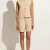 Delfina Vest Bleached Sand