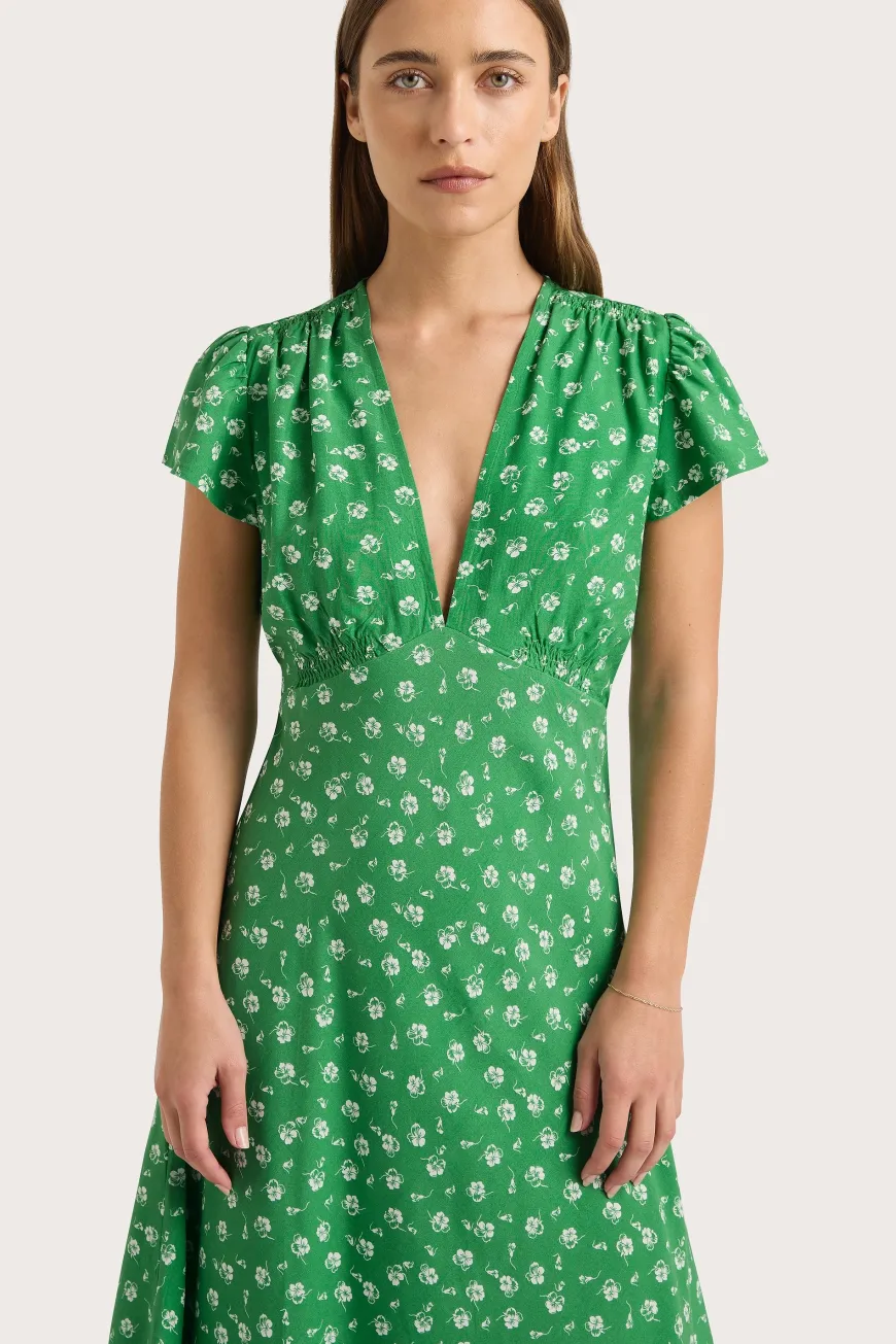 Doiret Midi Dress Green
