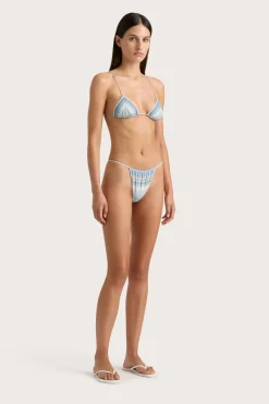 Elea Bikini Top Futura Stripe Sky Blue
