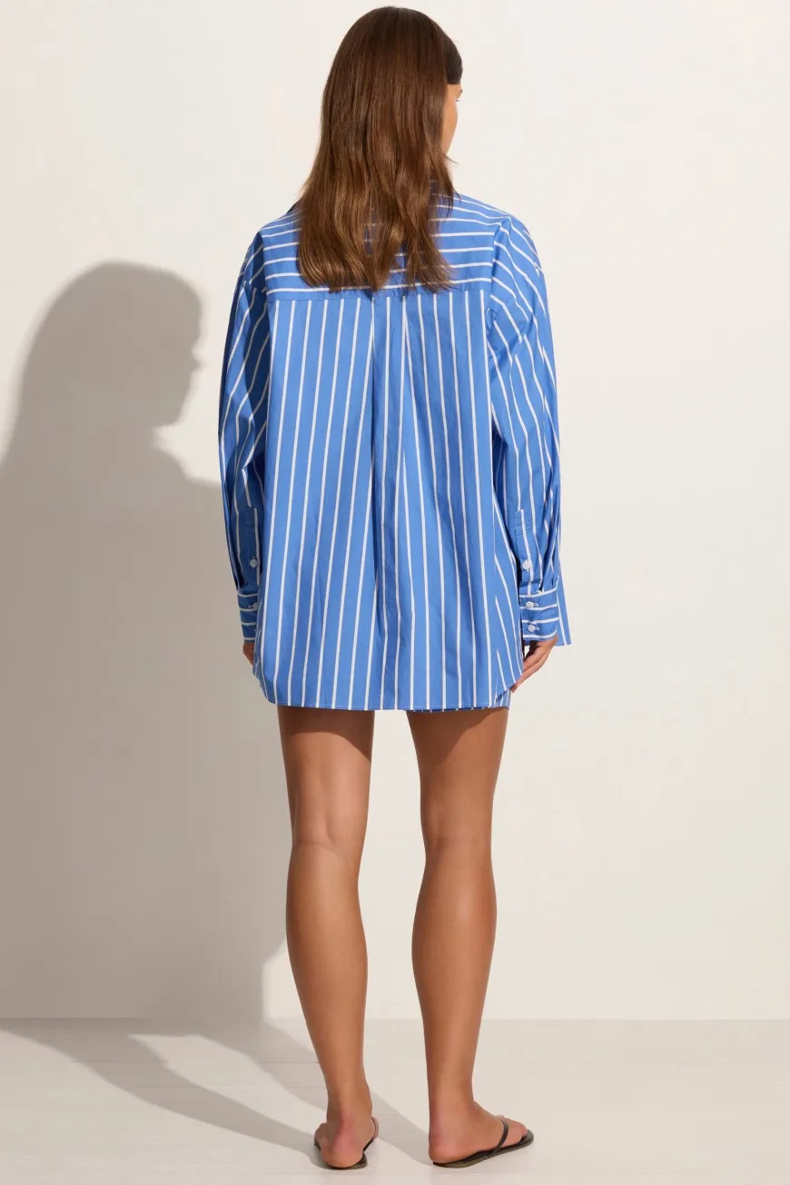 Elva Short Adia Stripe Ocean Blue