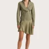 Emalee Mini Skirt Oliander Khaki