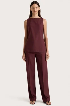 Emilie Top Bordeaux
