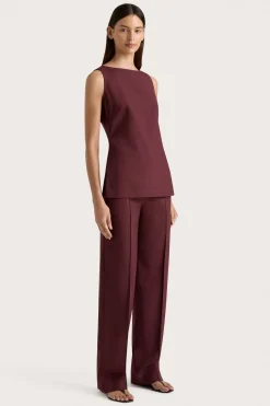 Emilie Top Bordeaux