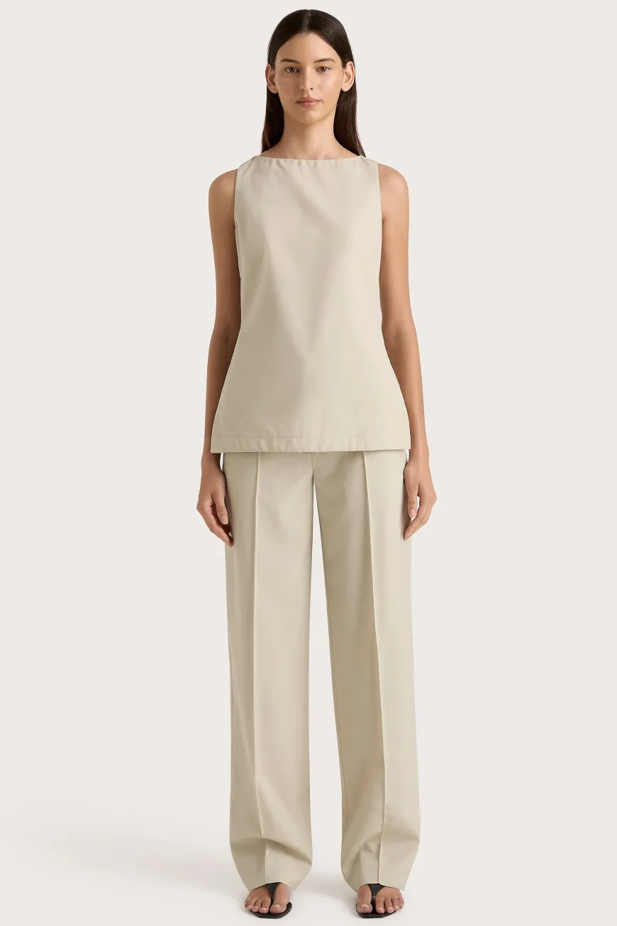 Emilie Trouser Beige
