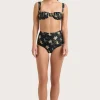 Emily Bikini Top Daffodil Print