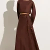 Es Raco Skirt Tobacco - Final Sale