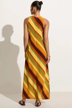 Esposende Midi Dress Cisco Stripe Sun - Final Sale
