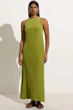 Esposende Midi Dress Palm Green - Final Sale