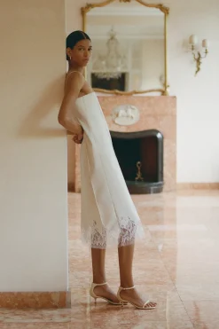 Etienne Midi Dress Off White