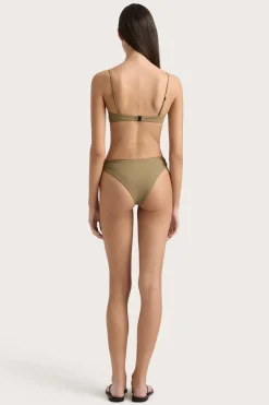 Evora Bikini Top Khaki