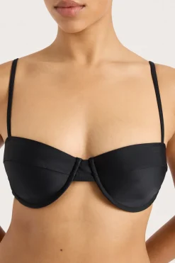 Farrah Bikini Top Black