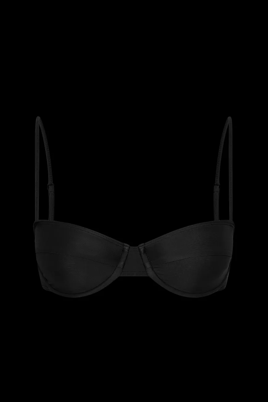 Farrah Bikini Top Black