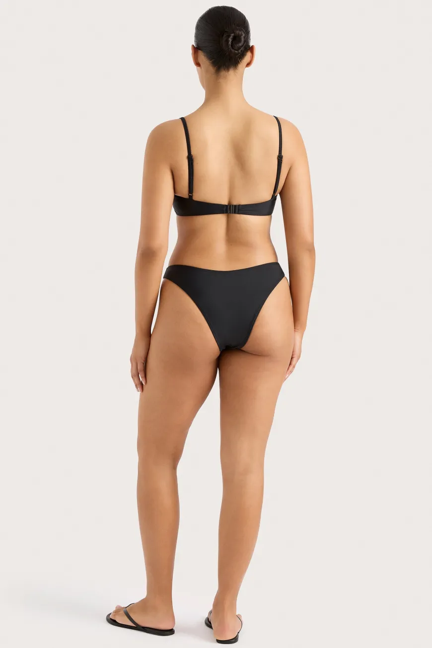 Farrah Bikini Top Black
