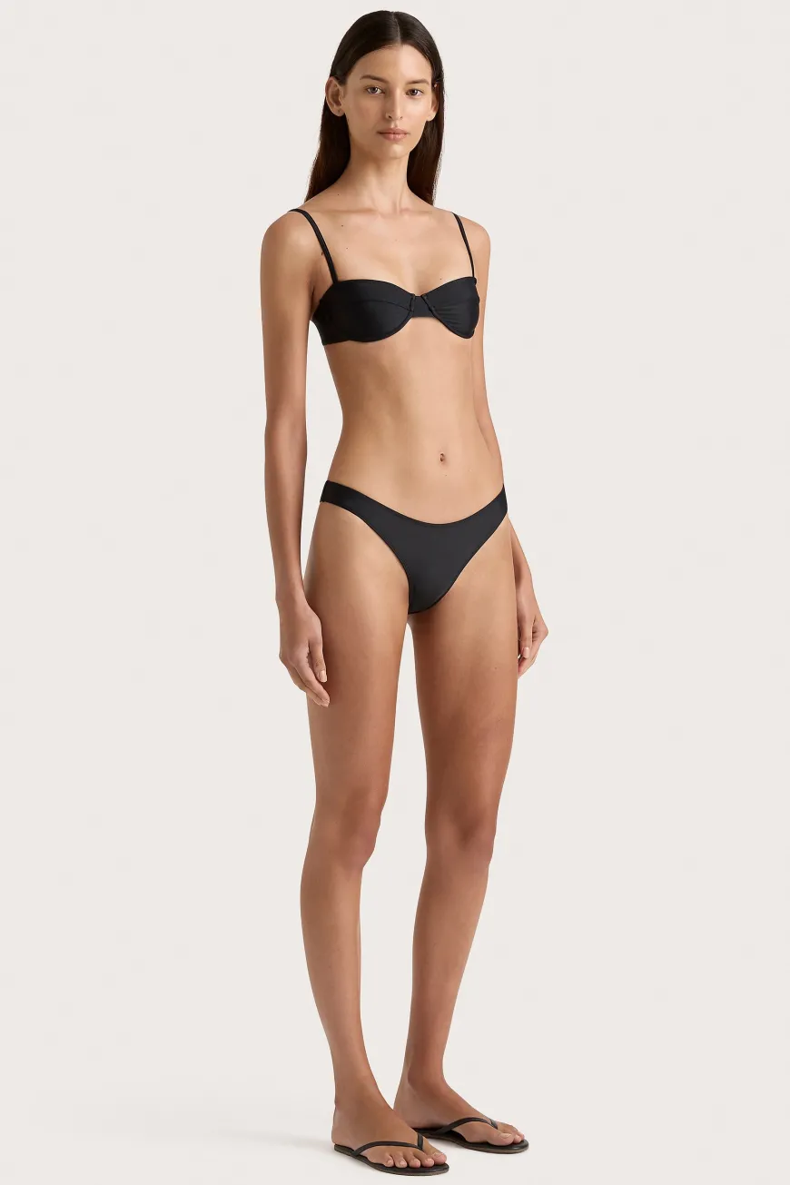 Farrah Bikini Top Black