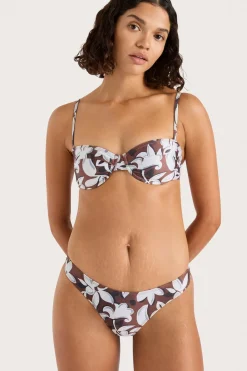 Farrah Bikini Top Plumeria