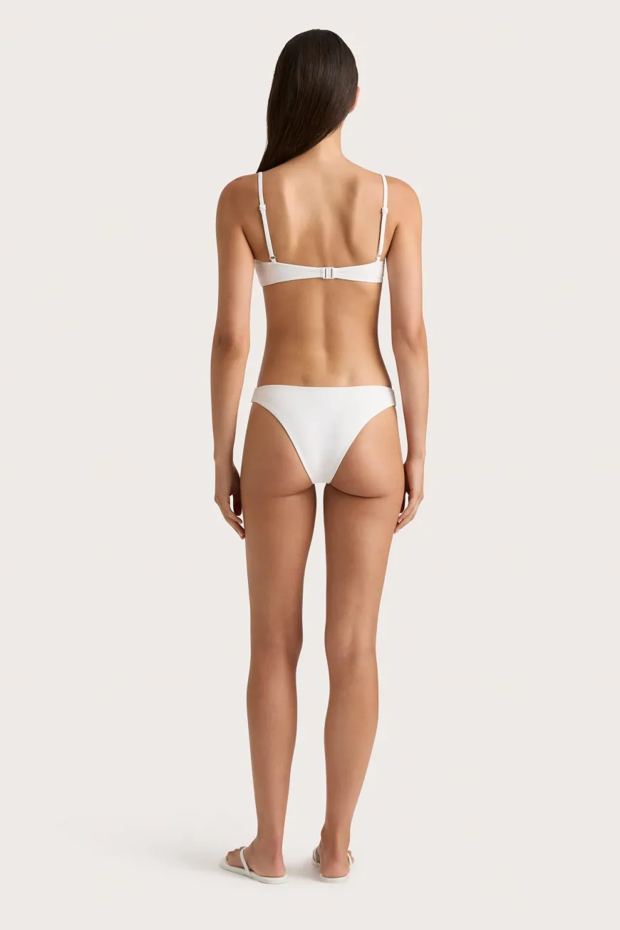 Farrah Bikini Top White