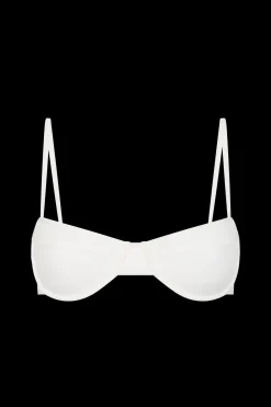 Farrah Bikini Top White