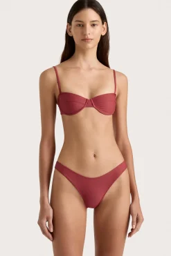 Farrah Bikini Top Wine