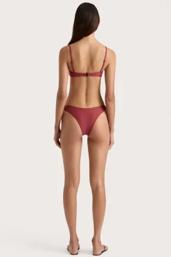 Farrah Bikini Top Wine