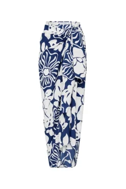 Flavia Pareo Mica Floral Navy - Final Sale