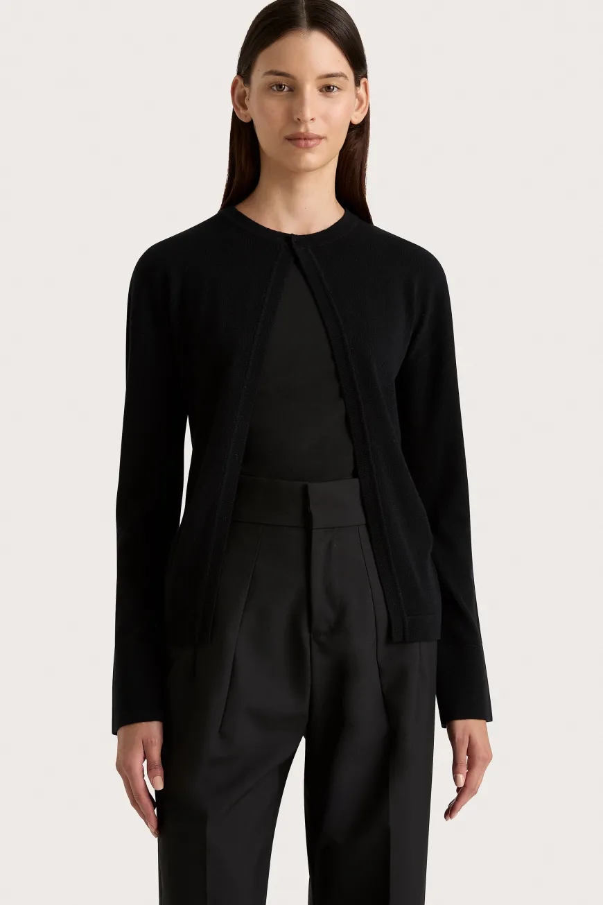 Frederikke Cashmere Cardigan Black