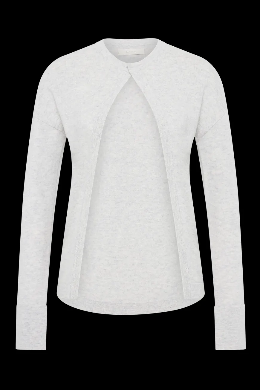 Frederikke Cashmere Cardigan Grey Marle