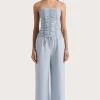 Freja Pant Blue Pinstripe