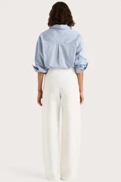 Freja Shirt Blue Pinstripe