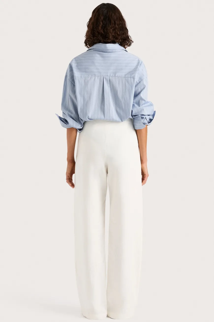 Freja Shirt Blue Pinstripe