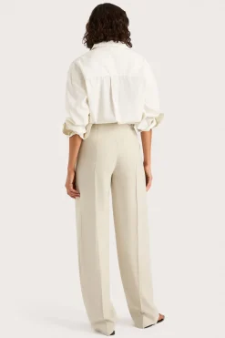 Freja Shirt Cream Pinstripe