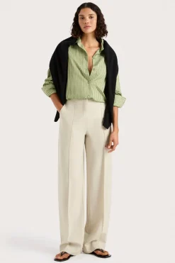 Freja Shirt Green Stripe