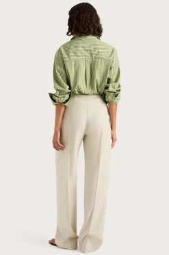 Freja Shirt Green Stripe