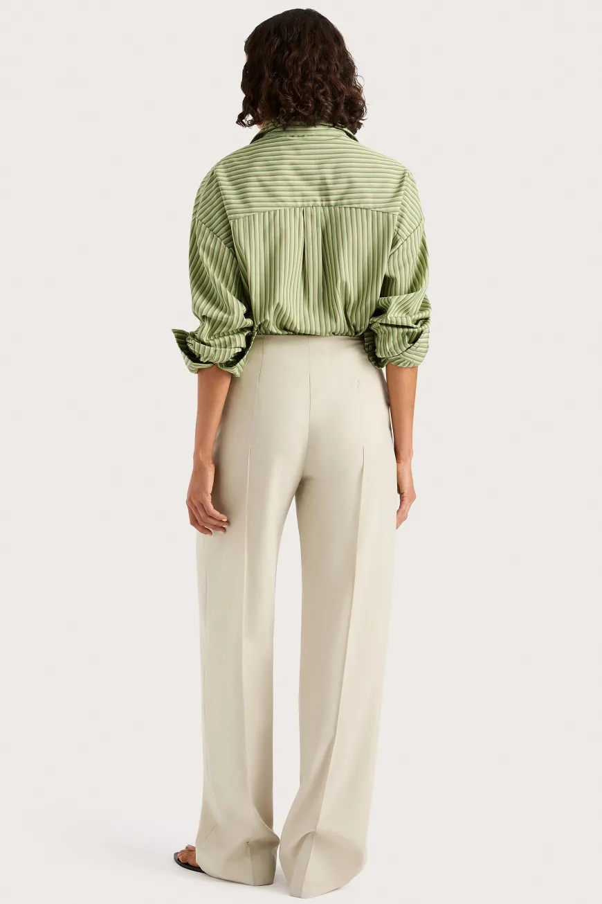 Freja Shirt Green Stripe