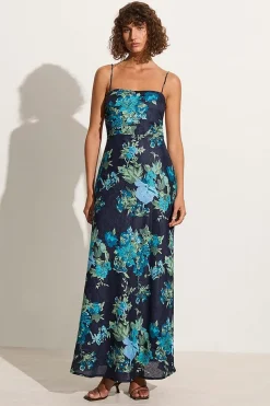 Garcia Maxi Dress Escala Floral Navy - Final Sale