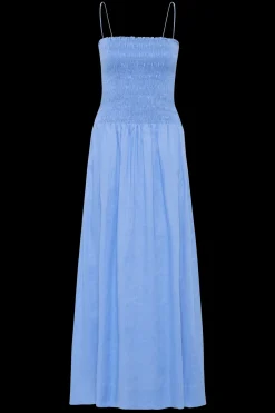 Geriba Midi Dress Mid Blue
