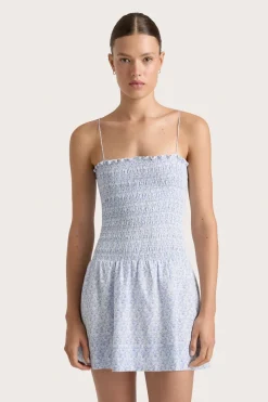 Geriba Mini Dress Leilani Mid Blue